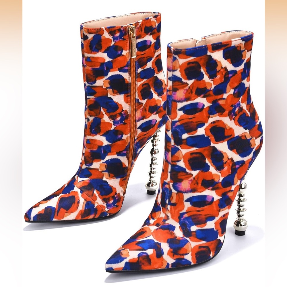 •CAPE ROBBIN• “Shawna” Pointy Toe Sculpted Stiletto Heel Booties // NIB - Picture 3 of 16